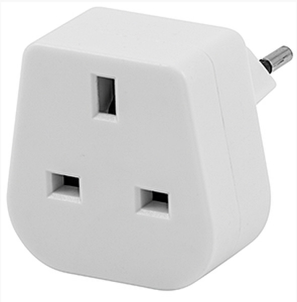 Steffen 1409575 Type J (CH) Type G (UK) White power plug adapter
