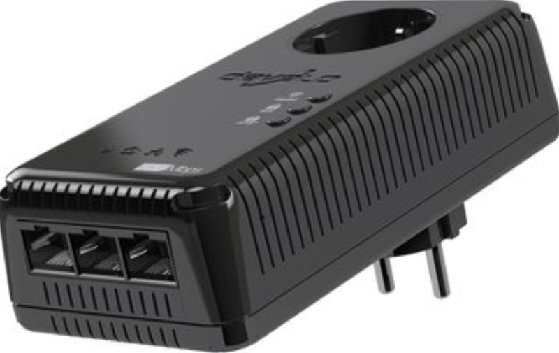 Devolo dLAN pro 500 Wireless+ 500Mbit/s Eingebauter Ethernet-Anschluss WLAN Schwarz 1Stück(e) PowerLine Netzwerkadapter