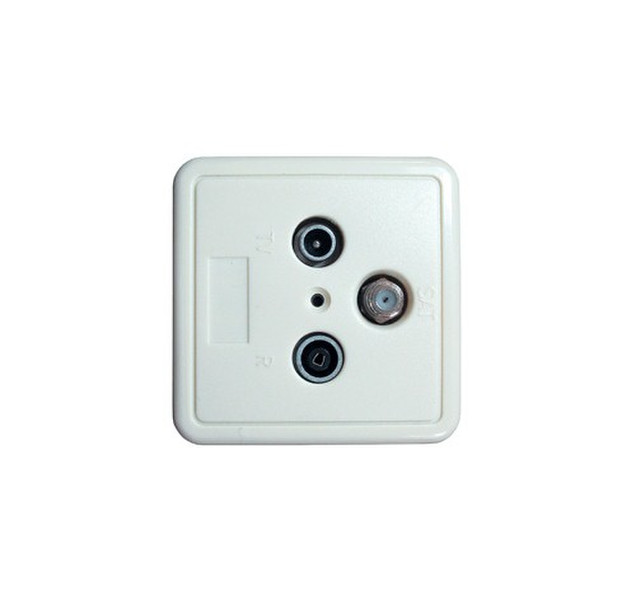 Alcasa S-AP301 SAT + TV + Radio White socket-outlet