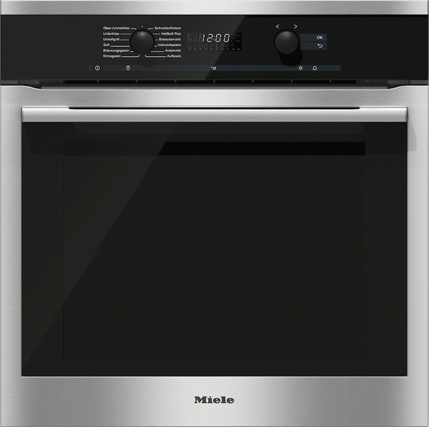 Miele H 6167 B Electric 76L 3500W A+ Black,Stainless steel