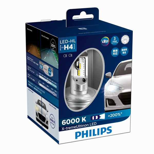 Philips X-treme Ultinon LED car headlight bulb 12953BWX2