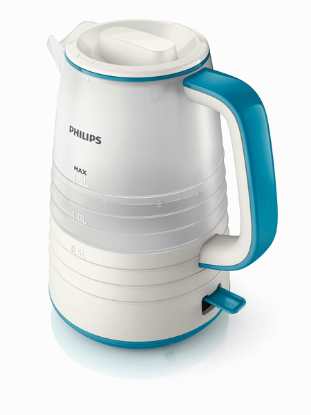 Philips Daily Collection HD9334/11 1.5L 2200W Blue,White electric kettle
