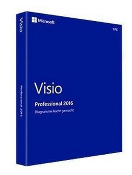 Microsoft Visio Professional 2016 Full 1user(s) Dutch