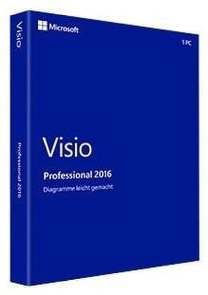 Microsoft Visio Pro 2016 Win French Medialess