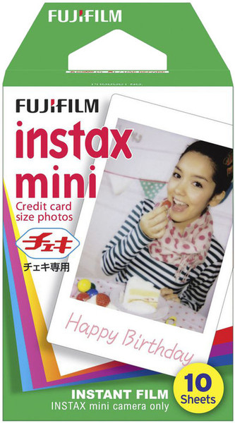 Fujifilm Instax Mini 10шт 54 x 86мм пленка для моментальных фотоснимков
