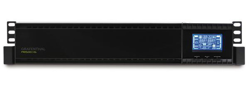 GRAFENTHAL PR-1500-HS 1500VA 6AC outlet(s) Rackmount Black uninterruptible power supply (UPS)