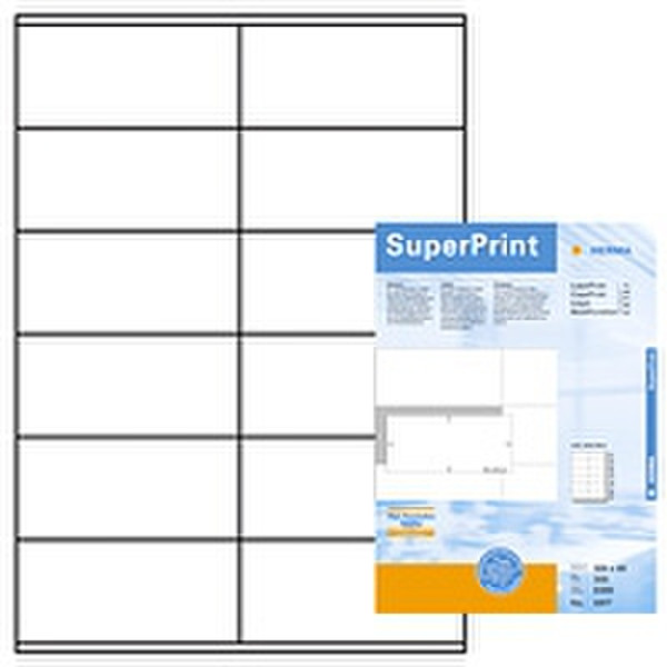 HERMA Laseretiket Superprint 4417 6000шт самоклеящийся ярлык