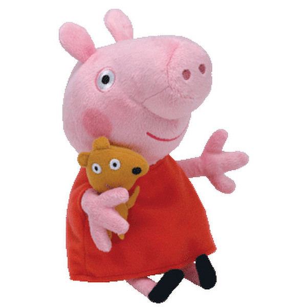 TY Peppa Pig Игрушечная свинья Розовый, Красный