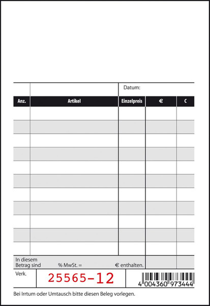 Sigel KC620 business form