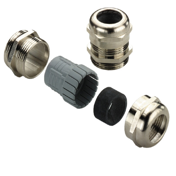 Weidmüller VG M12 - MS 68 Латунь, Никелевый Cеребряный cable gland