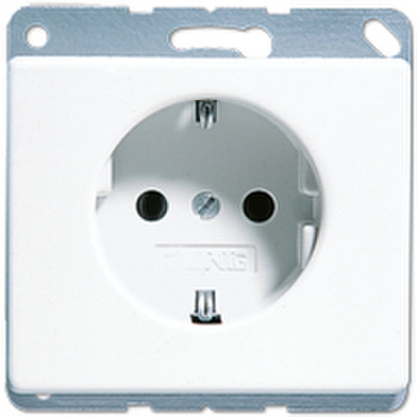 JUNG SL 520 KI WW Schuko White socket-outlet