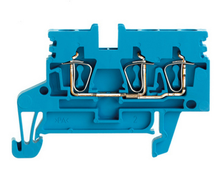 Weidmüller ZDU 2.5N/3AN BL 50шт electrical terminals