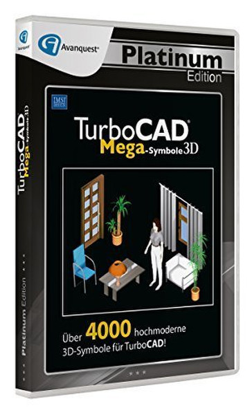 Avanquest TurboCAD Mega-Symbole 3D Platinum Edition