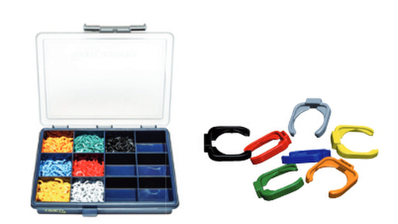 EasyLan HS Colorclip Пластик Синий 100шт колпачек для электронных разъёмов