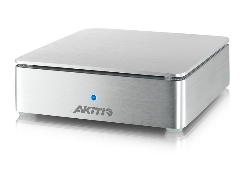 AKiTiO Thunder2 Storage-AV SSD enclosure Silber