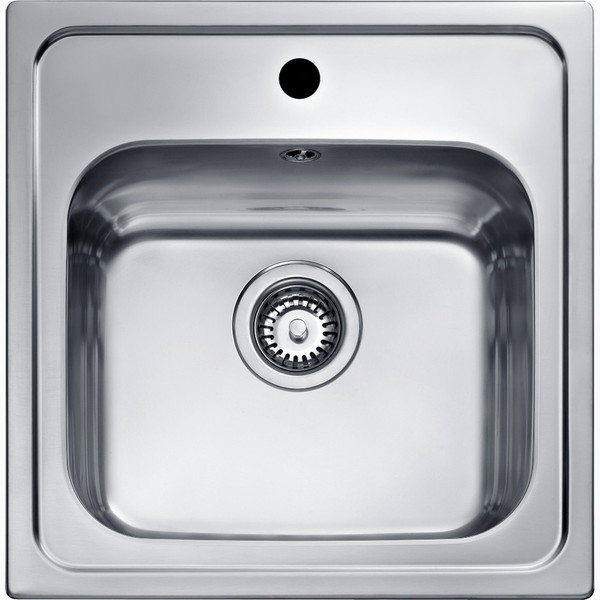 Teka ELINE 1C Square Stainless steel Top-mount sink