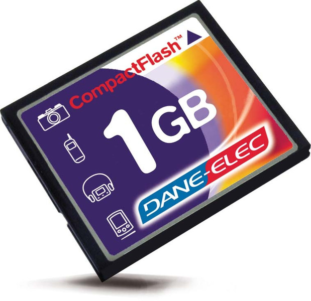 Dane-Elec CompactFlash Card 1Gb 1ГБ CompactFlash карта памяти