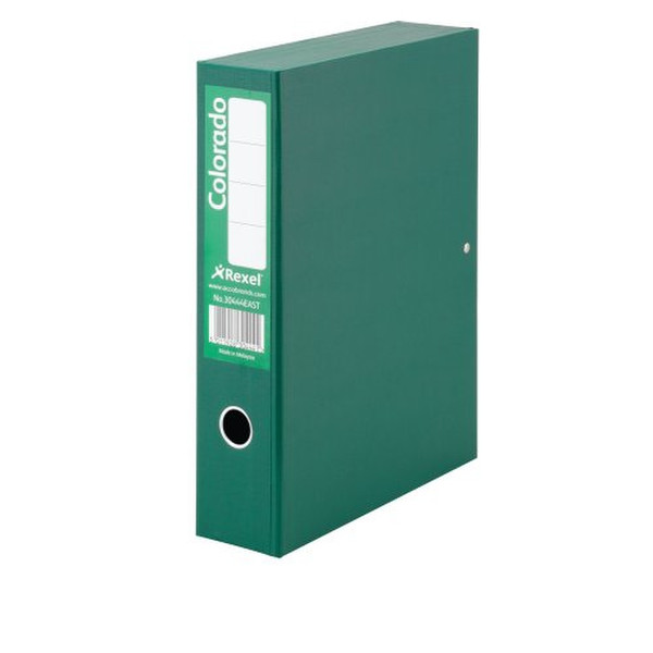 Rexel Colorado A4 Lockspring Box File Green (5)