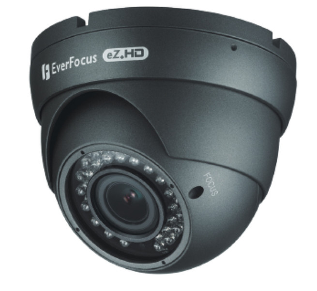 EverFocus EBD935 CCTV security camera Вне помещения Dome Черный камера видеонаблюдения