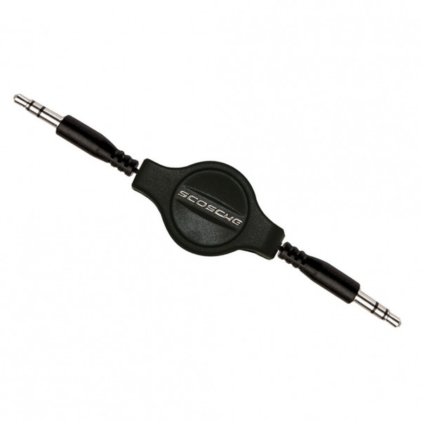 Scosche MM-IU3.5RCR 0.8m 3.5mm 3.5mm Black audio cable