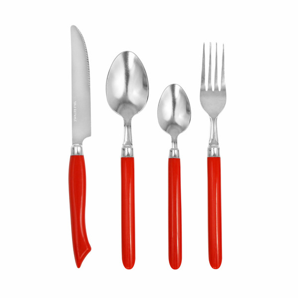 Ragalta PL 32pc Red Hndl Fltwr Set