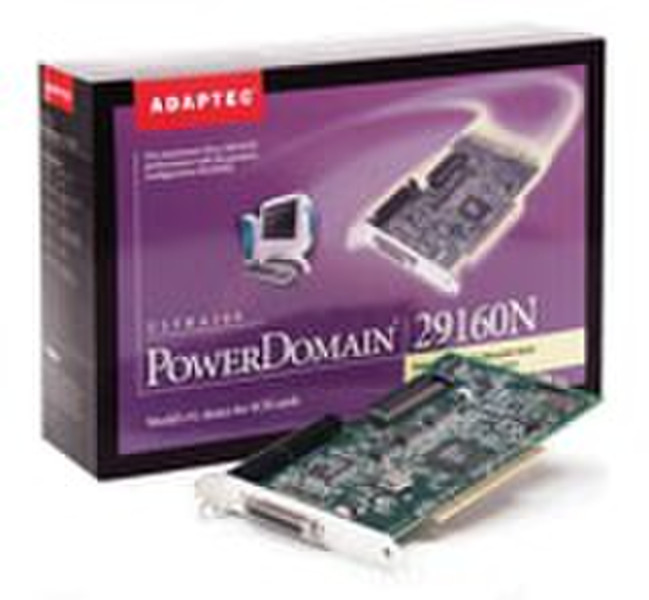 Adaptec PowerDomain APD-29160N MAC EU KIT PCI LVD Ultra160SCSI Host adapter интерфейсная карта/адаптер