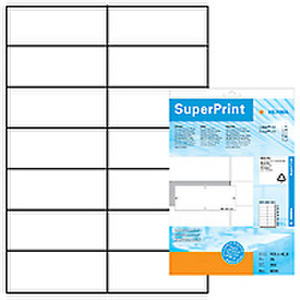 HERMA Folie etiket SuperPrint 4696 350Stück(e) selbstklebendes Etikett