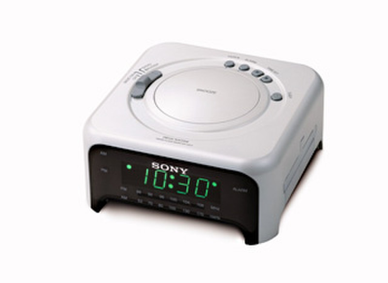 Sony CLOCK RADIO ICF-C217L Часы Аналоговый Cеребряный радиоприемник