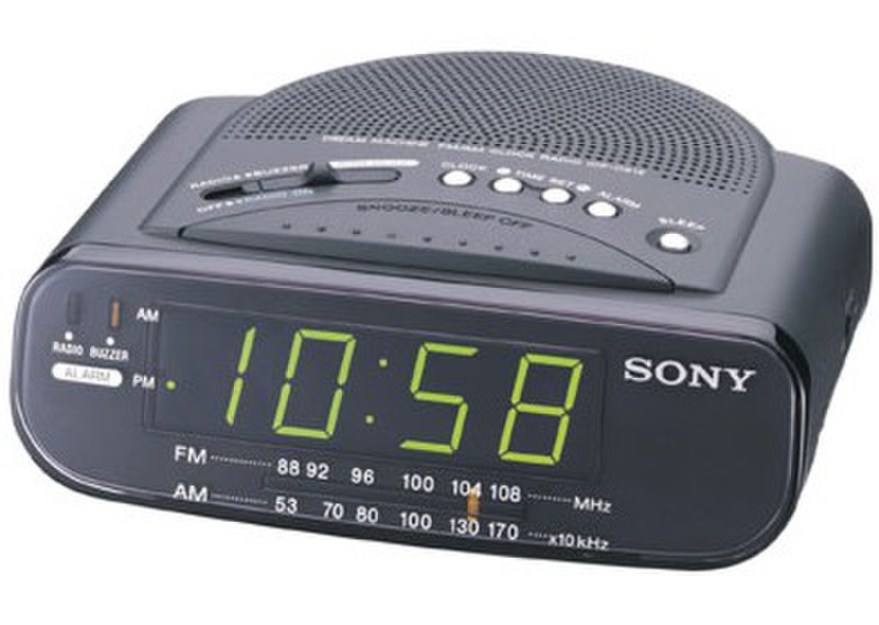 Sony Clock Radio ICF-C212B Часы Аналоговый радиоприемник