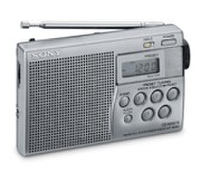 Sony Portable Radio ICF-S10MK2 Портативный Аналоговый Cеребряный радиоприемник