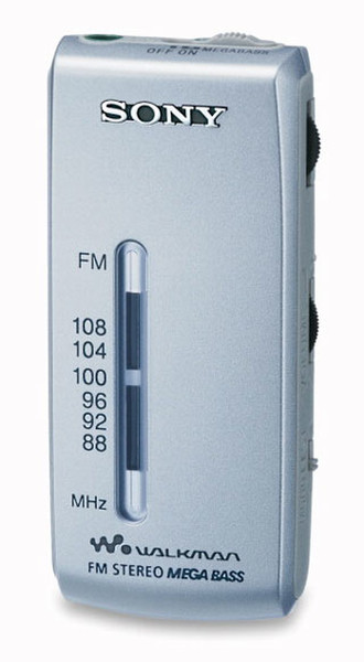 Sony Stylish WALKMAN Radio SRF-S54S Персональный Аналоговый Cеребряный радиоприемник