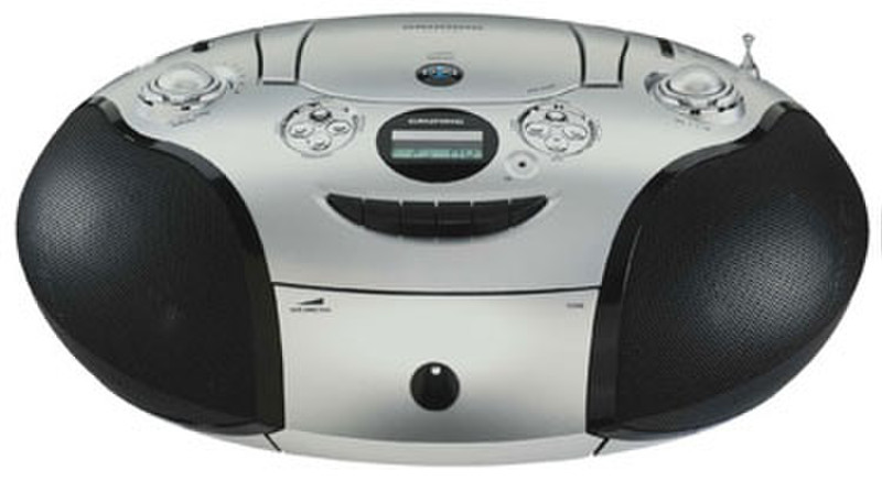 Grundig MP3 CD Radio Recorder Personal CD player Silver