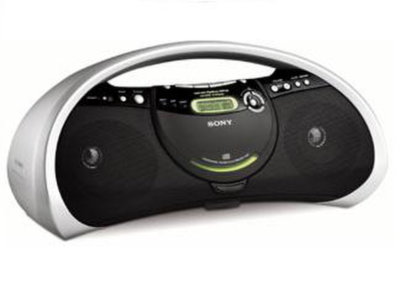 Sony ZS-YN7L Portable CD player Черный, Cеребряный