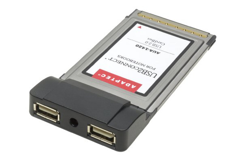 Adaptec AUA-1420 EFIGS Kit PCI 3p USB 2 CardBus интерфейсная карта/адаптер