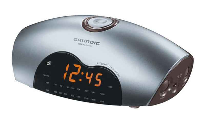 Grundig Sonoclock 53 Часы Цифровой Хром радиоприемник