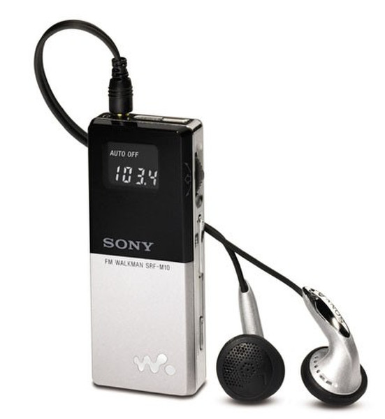 Sony WALKMAN Radio SRF-M10 Персональный Цифровой радиоприемник