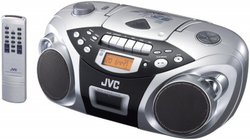 JVC RC-EX25 Portable CD player Schwarz, Silber CD-Spieler