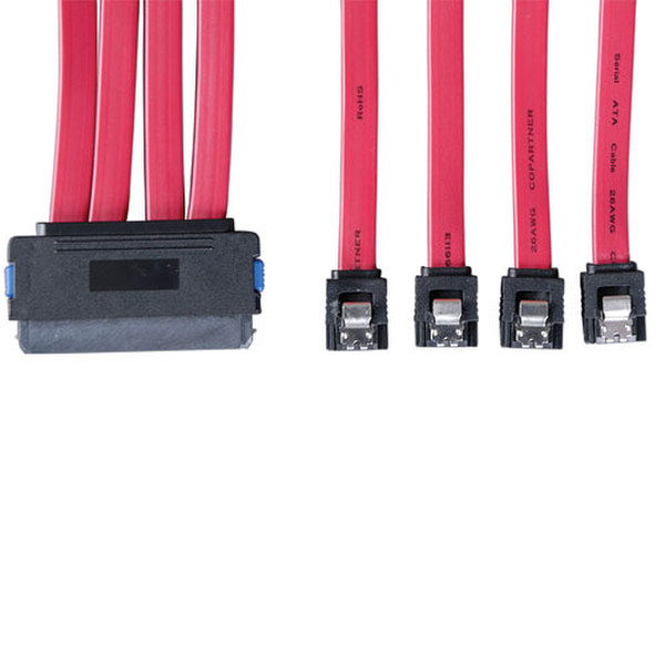 Tripp Lite S502-20N SFF-8484 7 Pin SATA Красный кабельный разъем/переходник