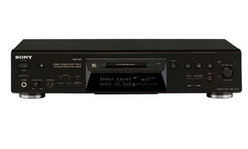 Sony MDS-JE780S HiFi minidisc player Schwarz