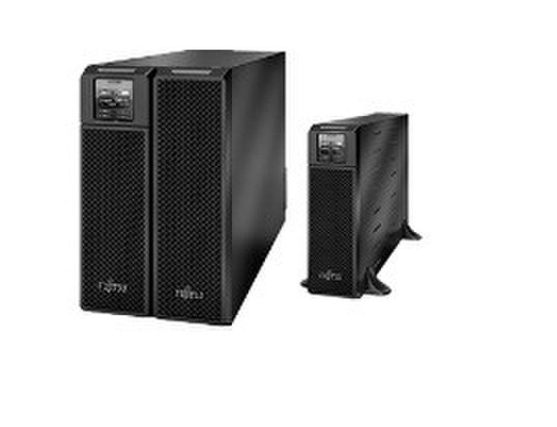 Fujitsu S26361-K915-V802 Double-conversion (Online) 8000ВА Rackmount/Tower Черный источник бесперебойного питания