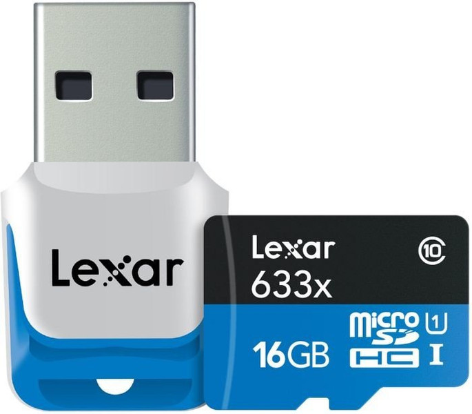 Lexar 16GB microSDHC 16GB MicroSDHC UHS-I Klasse 10 Speicherkarte