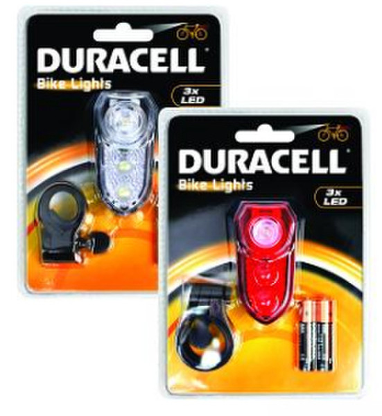 Duracell BUN0045A Heckbeleuchtung + Frontbeleuchtung (Set) LED Fahrradbeleuchtung