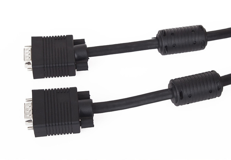 VCOM VGA/VGA M/M 10m 10m VGA (D-Sub) VGA (D-Sub) Black VGA cable