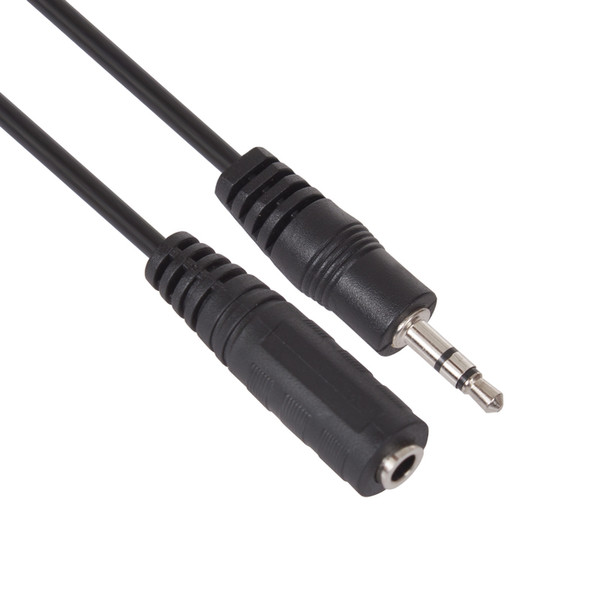 VCOM CV202 5m 3.5mm 3.5mm Schwarz Audio-Kabel