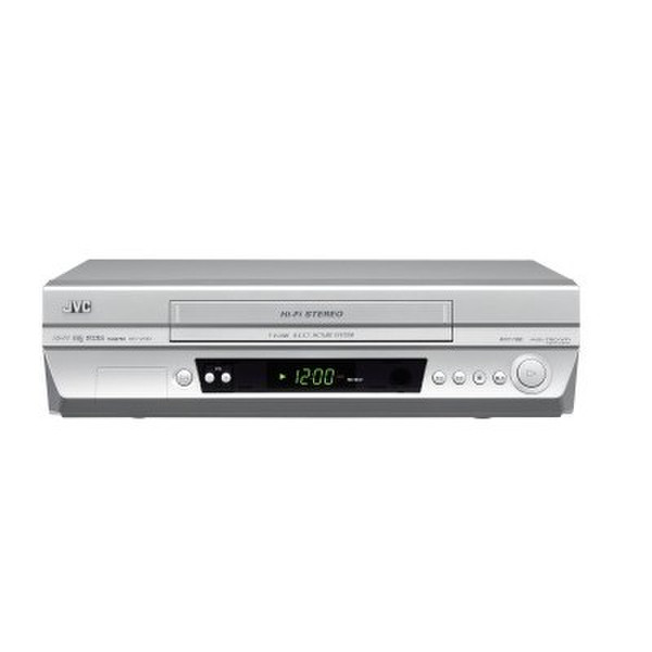 JVC HR-V510 Hi-Fi VHS Stereo Videorecorder Cеребряный кассетный видеомагнитофон/плеер