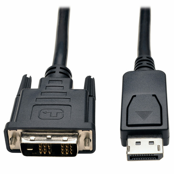 Tripp Lite P581-006 1.83m DisplayPort DVI-D Schwarz, Weiß Videokabel-Adapter