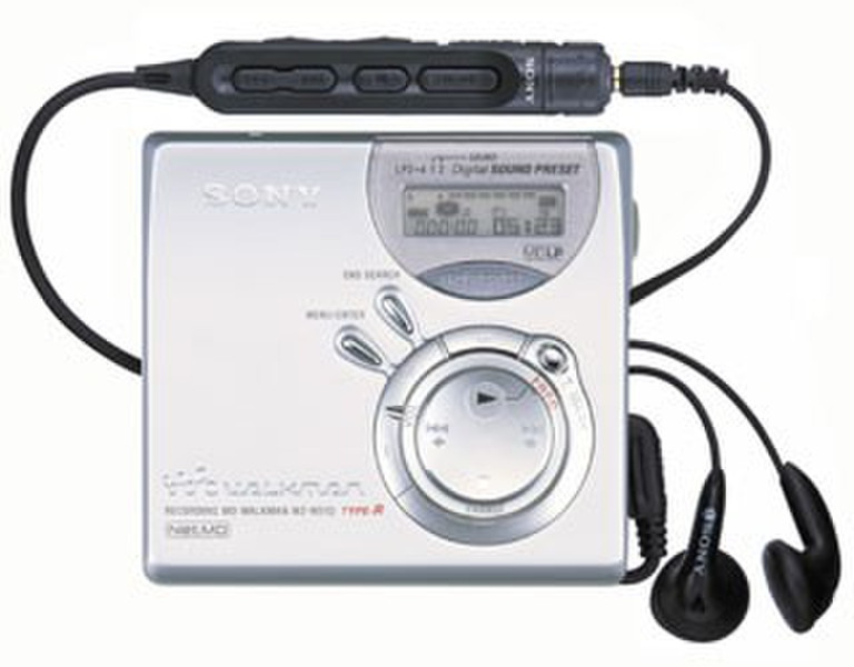 Sony Net MD WALKMAN MZ-N510S Portable minidisc player Silver