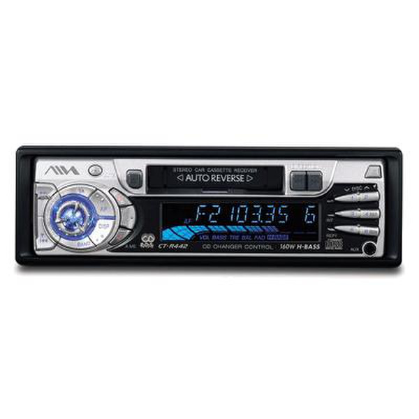 Aiwa CT-R442 autoradio Black cassette player