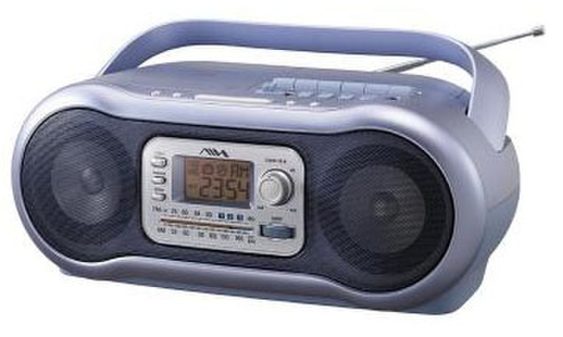 Aiwa CSD-A 300 cd radio cassette with digital clock radio function Portable CD player