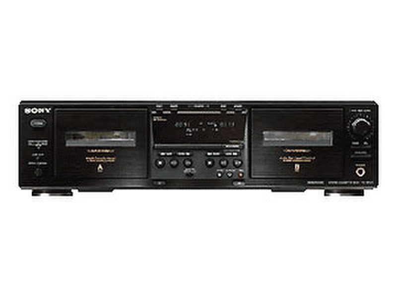 Sony TC-WE475 B Black cassette player